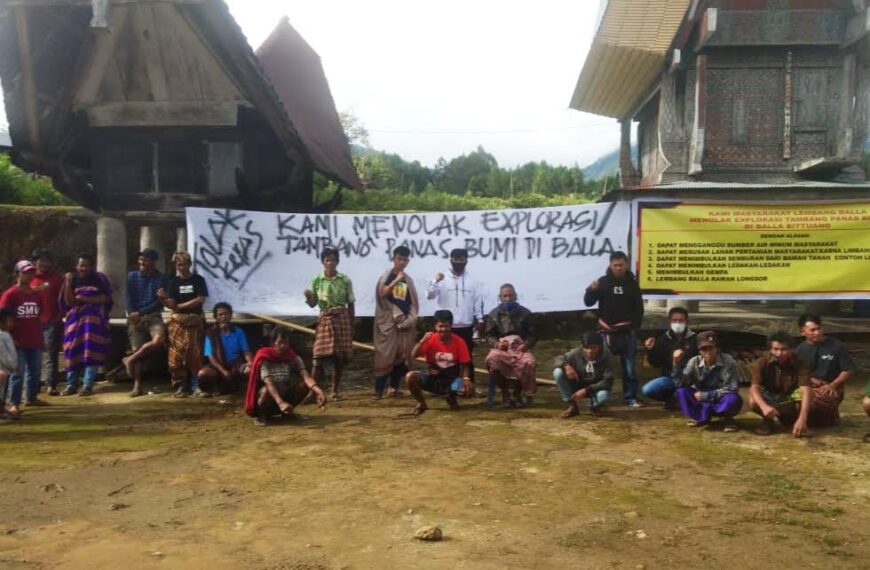Pembangunan Proyek Geothermal di Toraja akan Merampas dan Merusak Ruang Hidup Masyarakat Adat Toraja